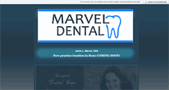 Desktop Screenshot of marveldental.com